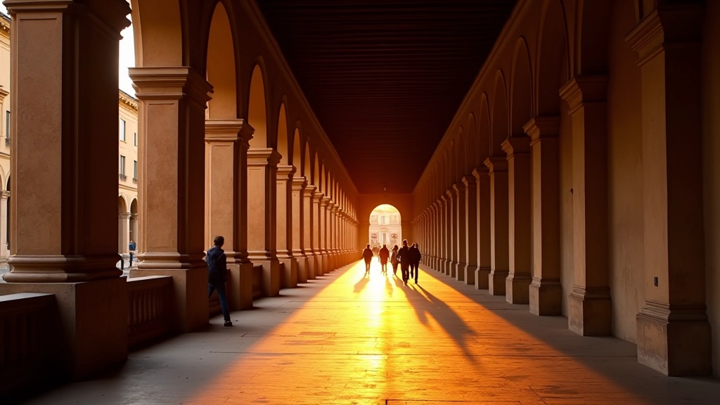 Portici di Bologna architettura